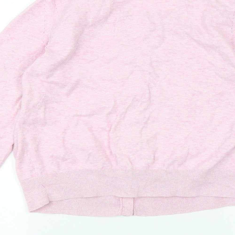 George Womens Pink   Cardigan Jumper Size 16