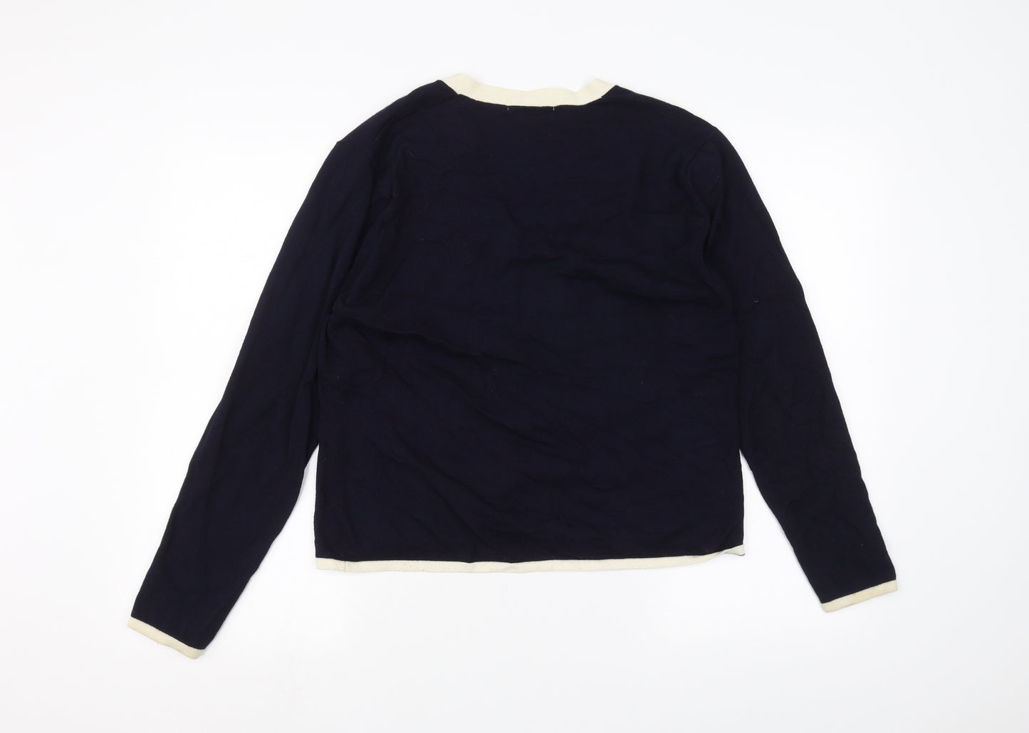 Marks and Spencer Womens Blue   Cardigan Jumper Size 18