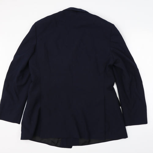 Pingvin Mens Blue   Jacket Suit Jacket Size 40