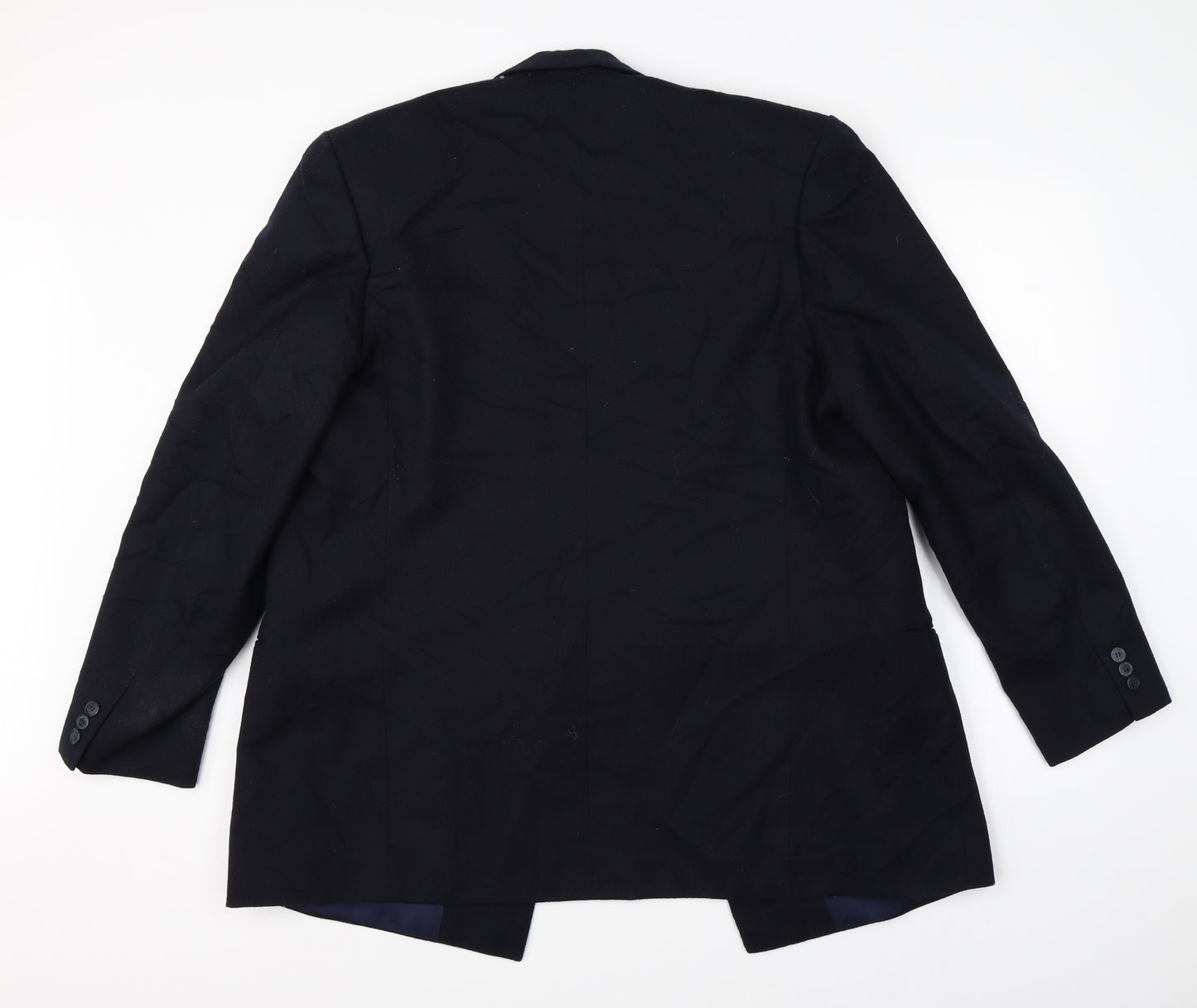 Bauman Mens Blue   Jacket Suit Jacket Size 40