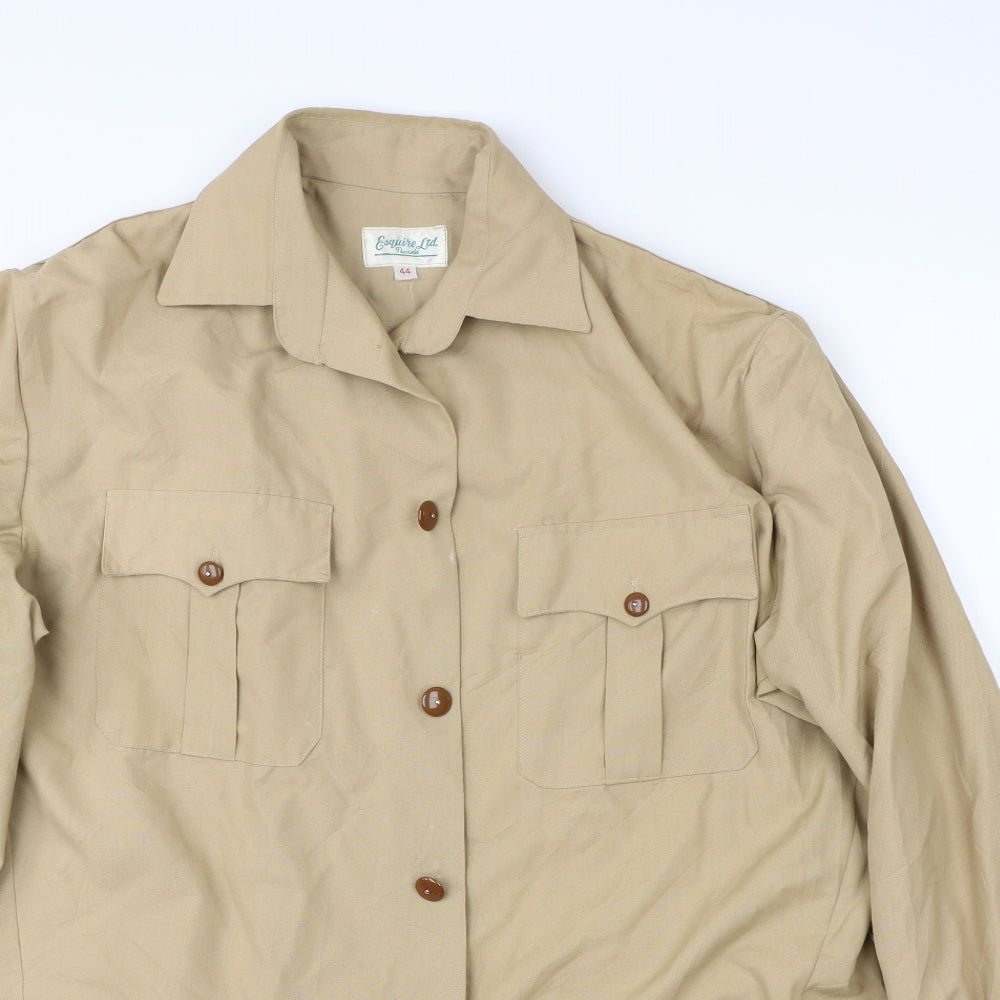 Esquire Womens Brown   Jacket Coat Size 16