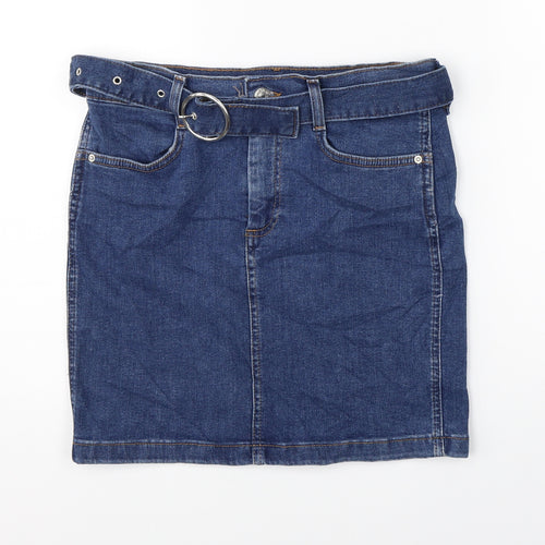 Denim CO Womens Blue  Denim Straight & Pencil Skirt Size 8