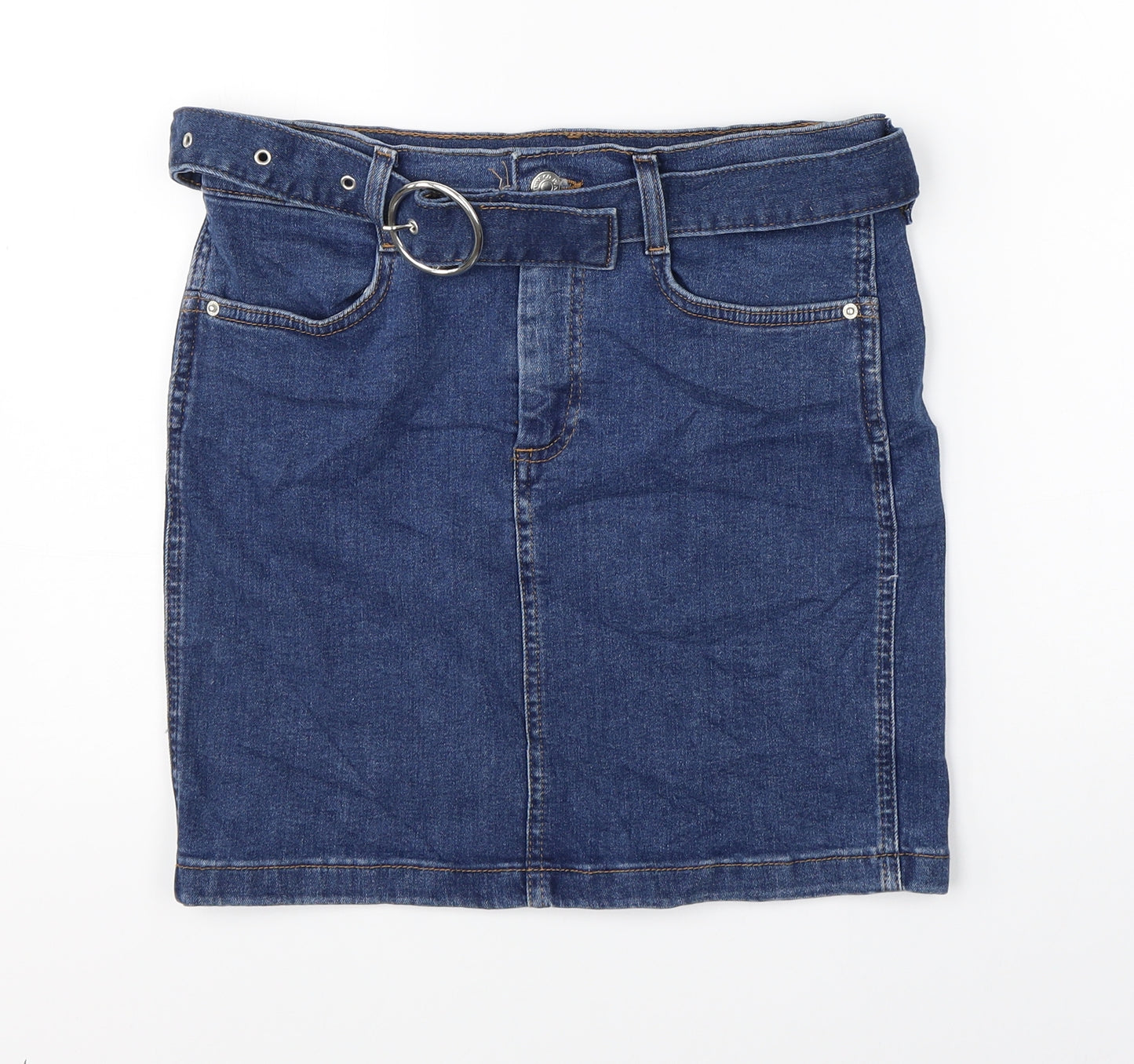 Denim CO Womens Blue  Denim Straight & Pencil Skirt Size 8