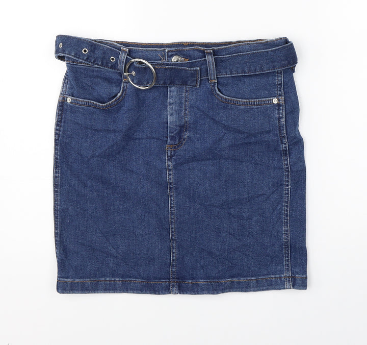 Denim CO Womens Blue  Denim Straight & Pencil Skirt Size 8