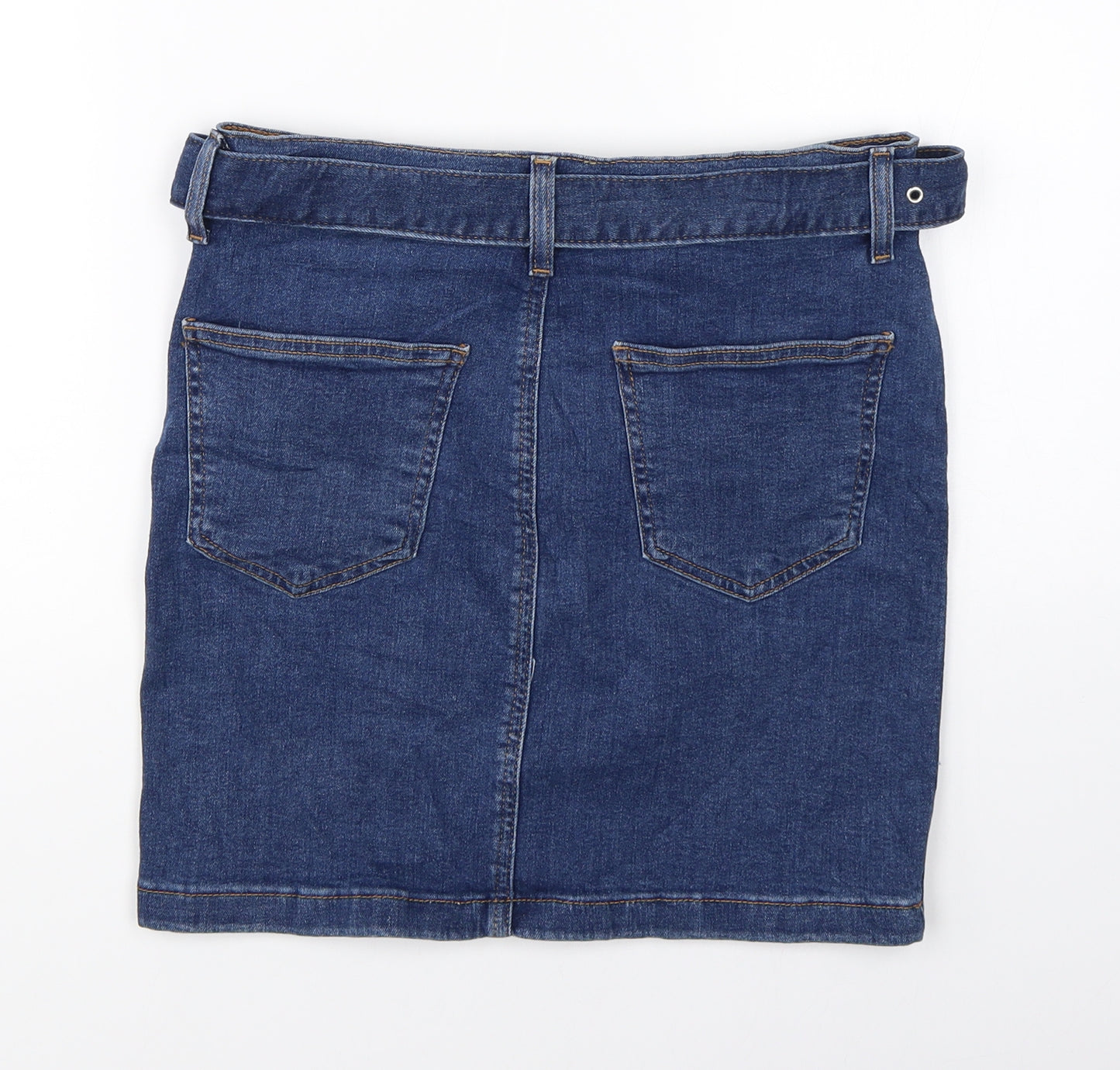 Denim CO Womens Blue  Denim Straight & Pencil Skirt Size 8