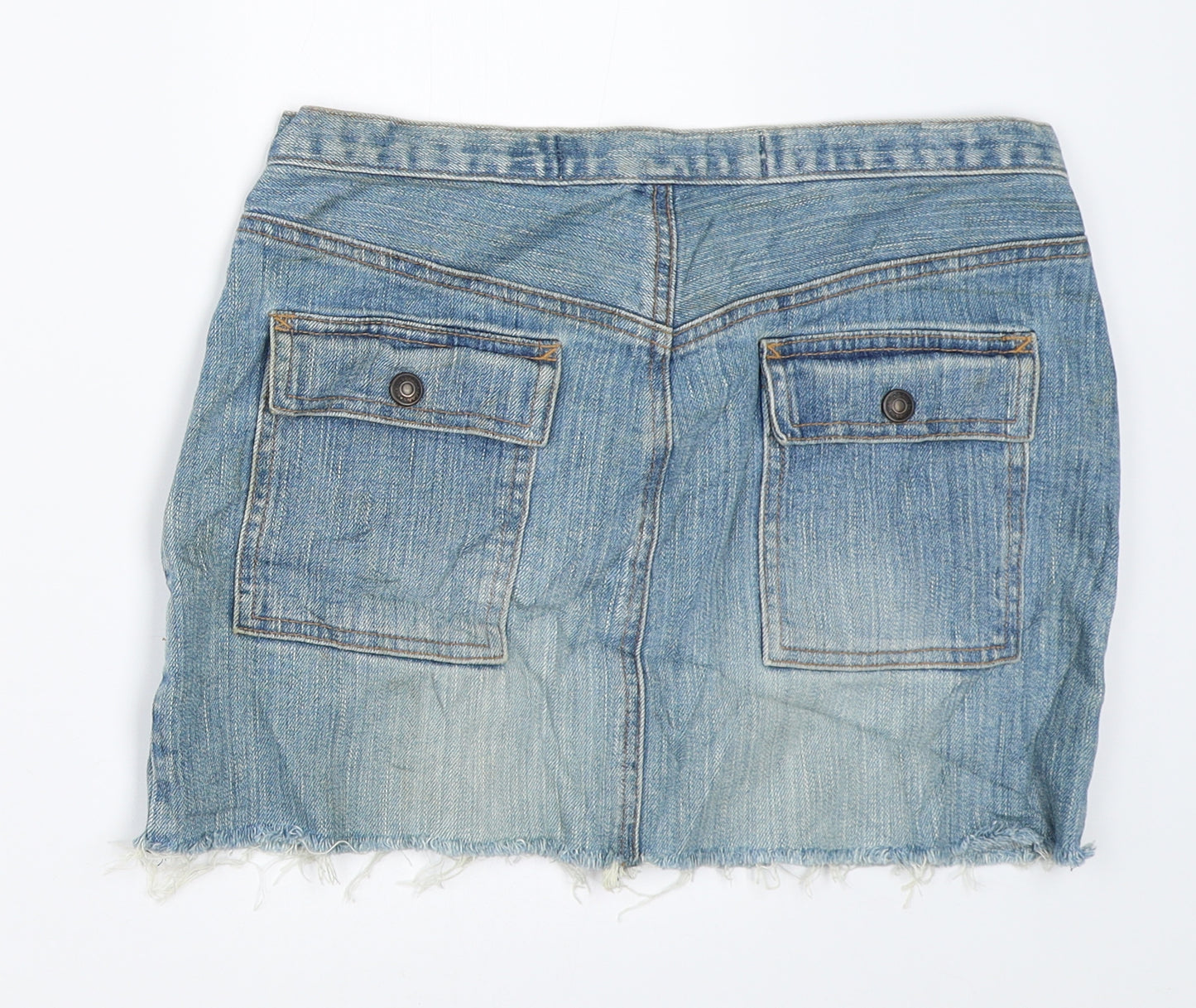 Gap Womens Blue  Denim Straight & Pencil Skirt Size 29 in