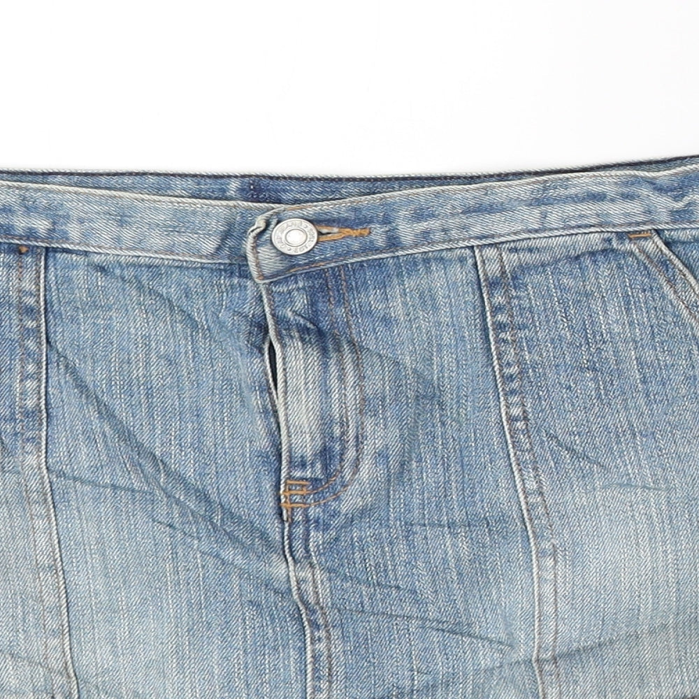 Gap Womens Blue  Denim Straight & Pencil Skirt Size 29 in