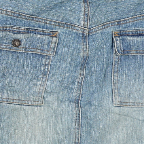 Gap Womens Blue  Denim Straight & Pencil Skirt Size 29 in