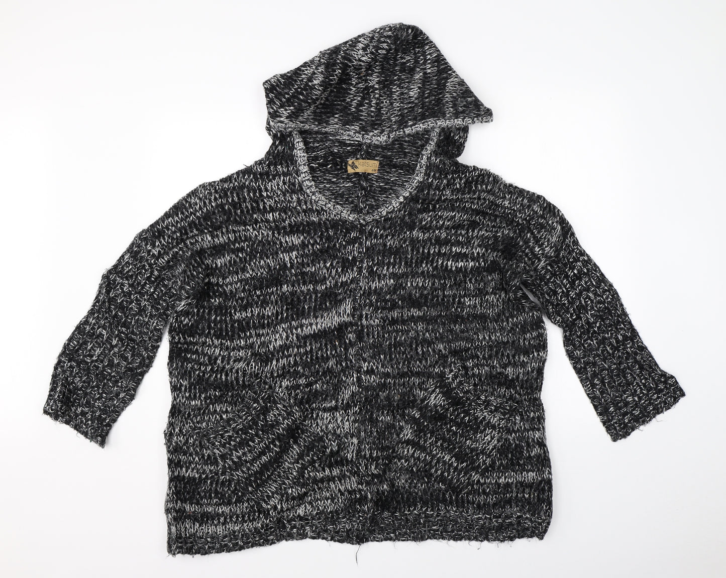 Katsumi Mens Grey  Knit Pullover Jumper Size M