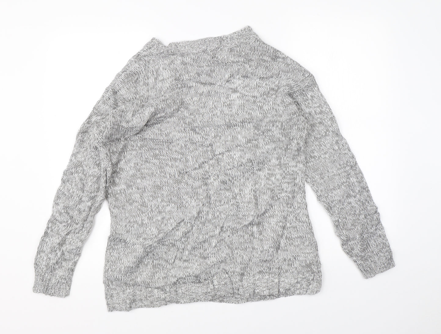George Womens Grey  Knit Pullover Jumper Size 12  - bear