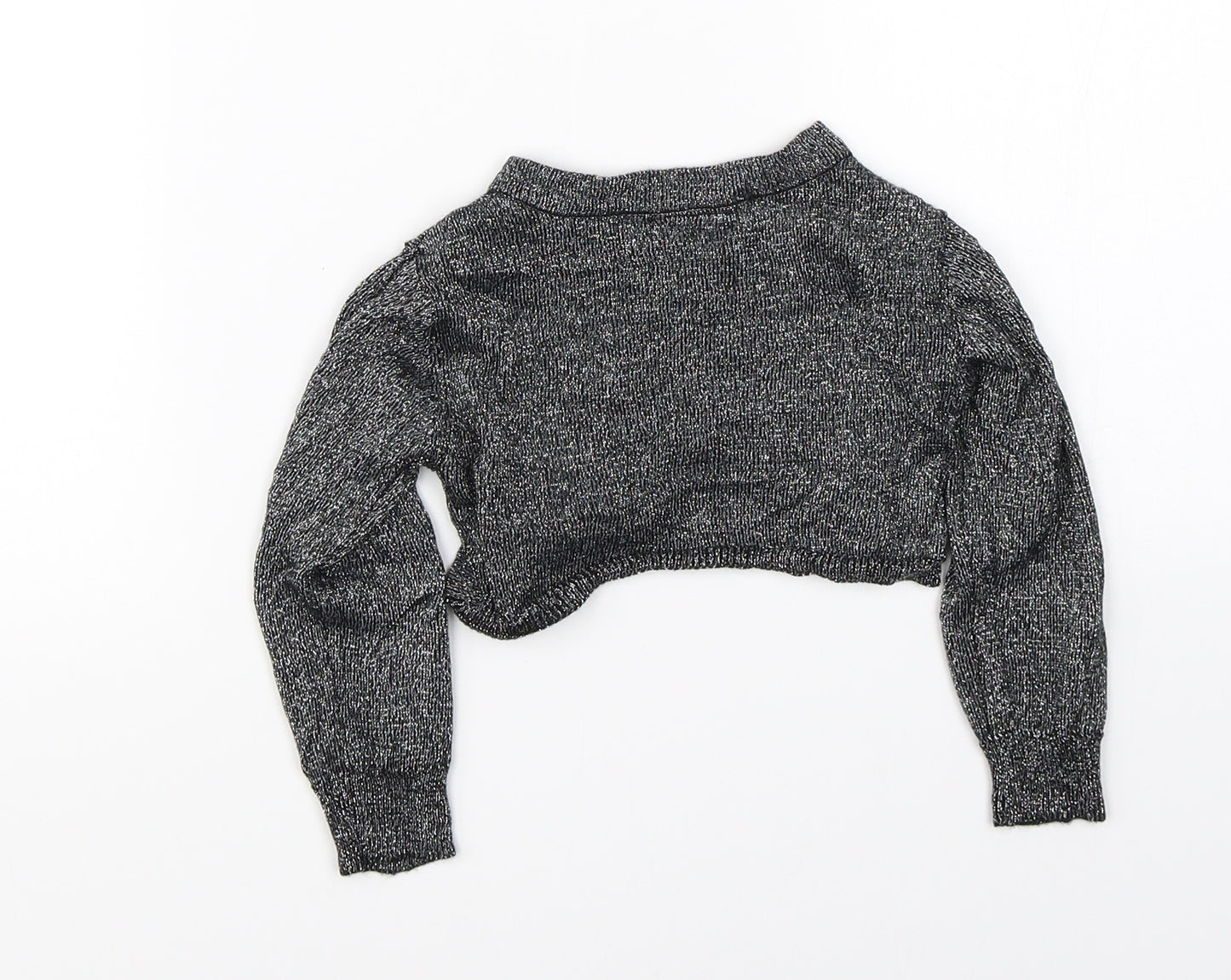 NEXT Girls Grey   Shrug Jumper Size 2-3 Years
