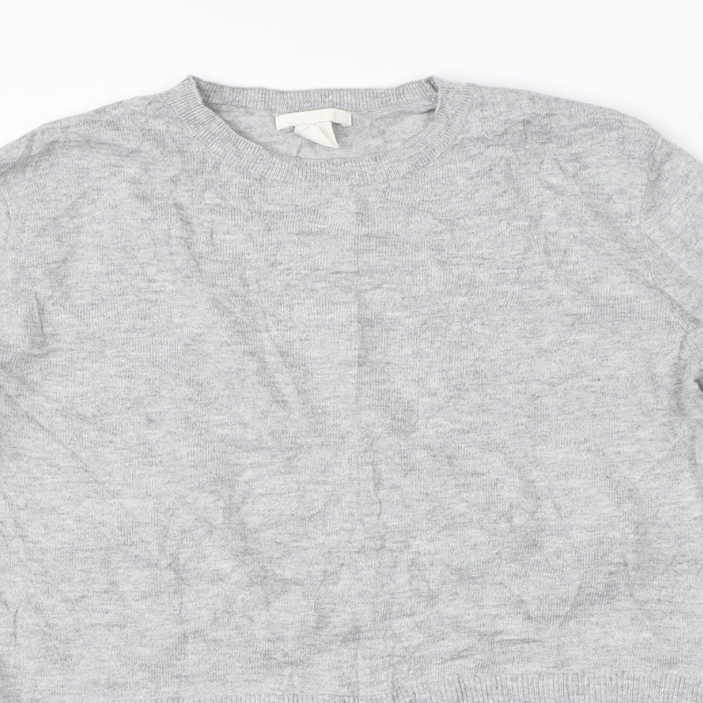 H&M Womens Grey   Pullover Jumper Size XS