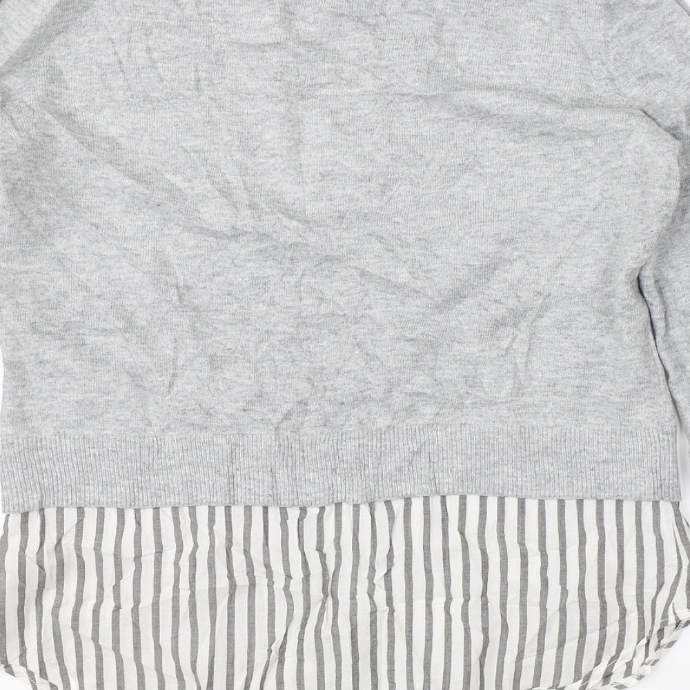 H&M Womens Grey   Pullover Jumper Size XS