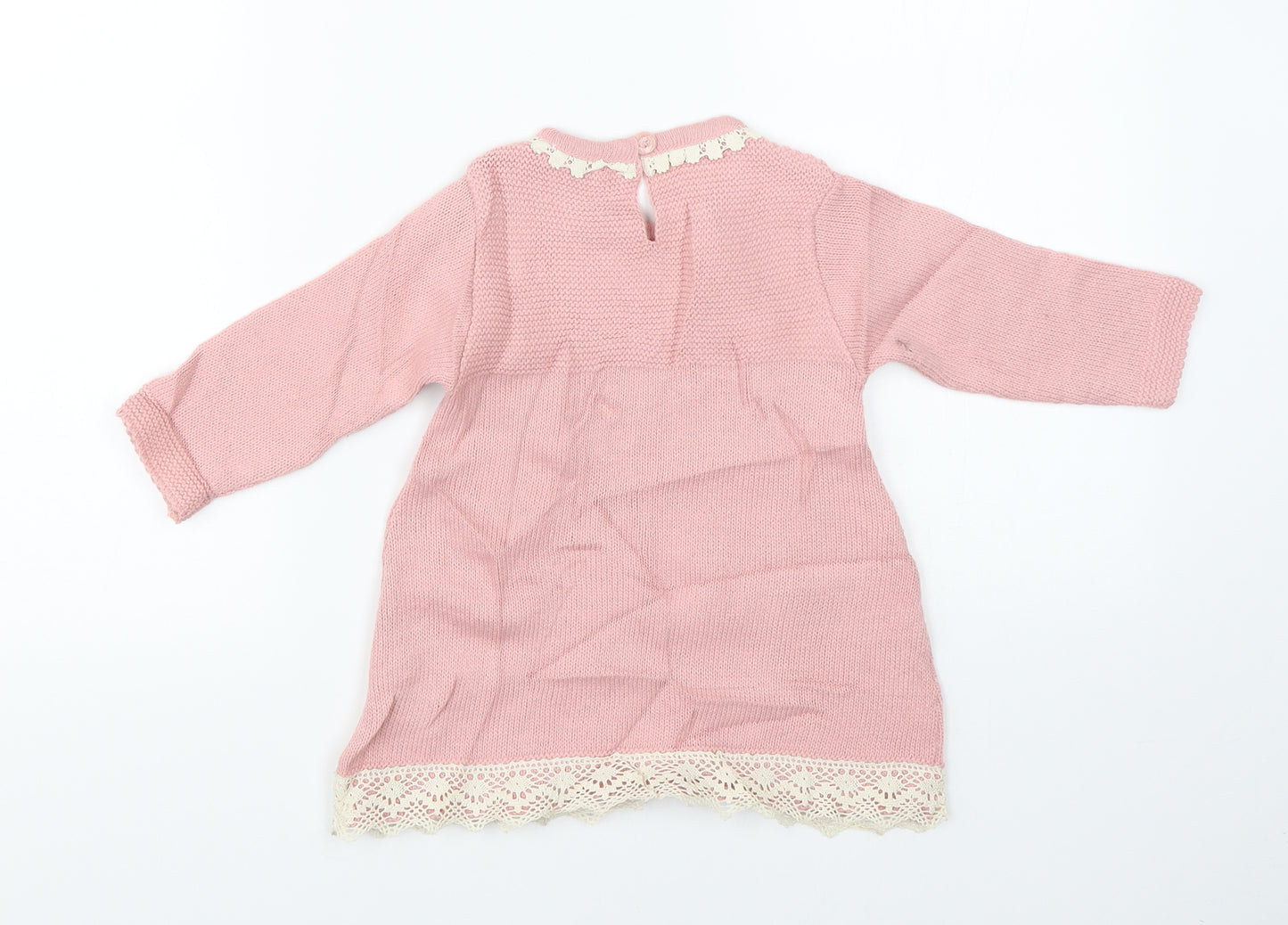 Zip Zap Girls Pink   Pullover Jumper Size 9-12 Months