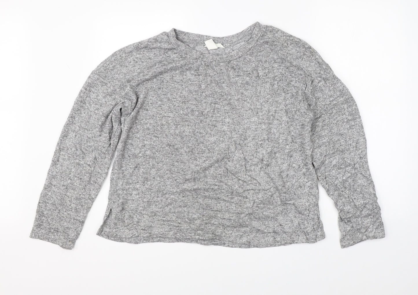 H&M Womens Grey   Pullover Jumper Size M