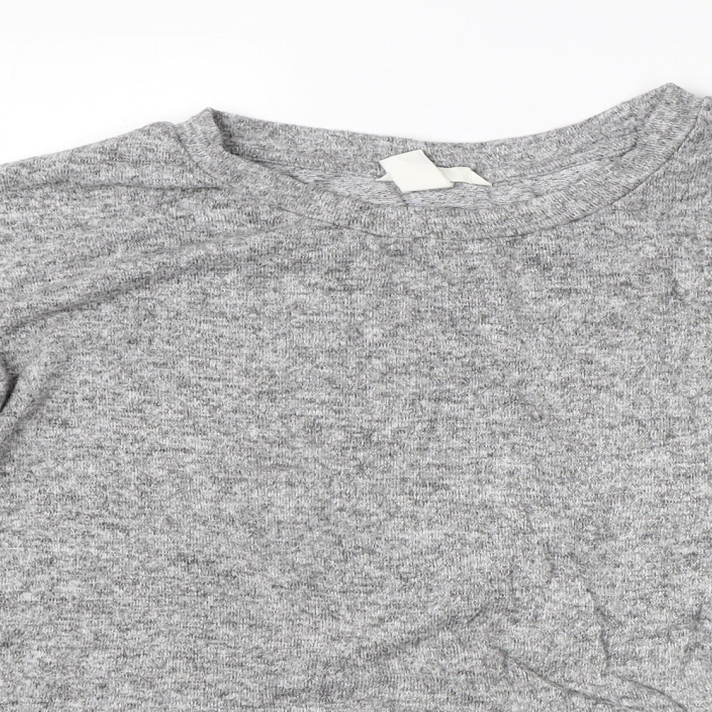 H&M Womens Grey   Pullover Jumper Size M