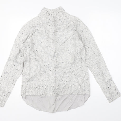 NEXT Womens Grey  Knit Pullover Jumper Size 10
