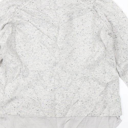 NEXT Womens Grey  Knit Pullover Jumper Size 10