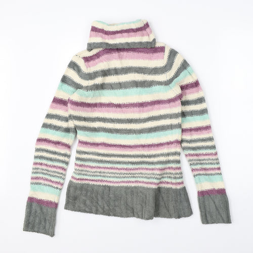 E-vie Womens Multicoloured Striped  Pullover Jumper Size 12