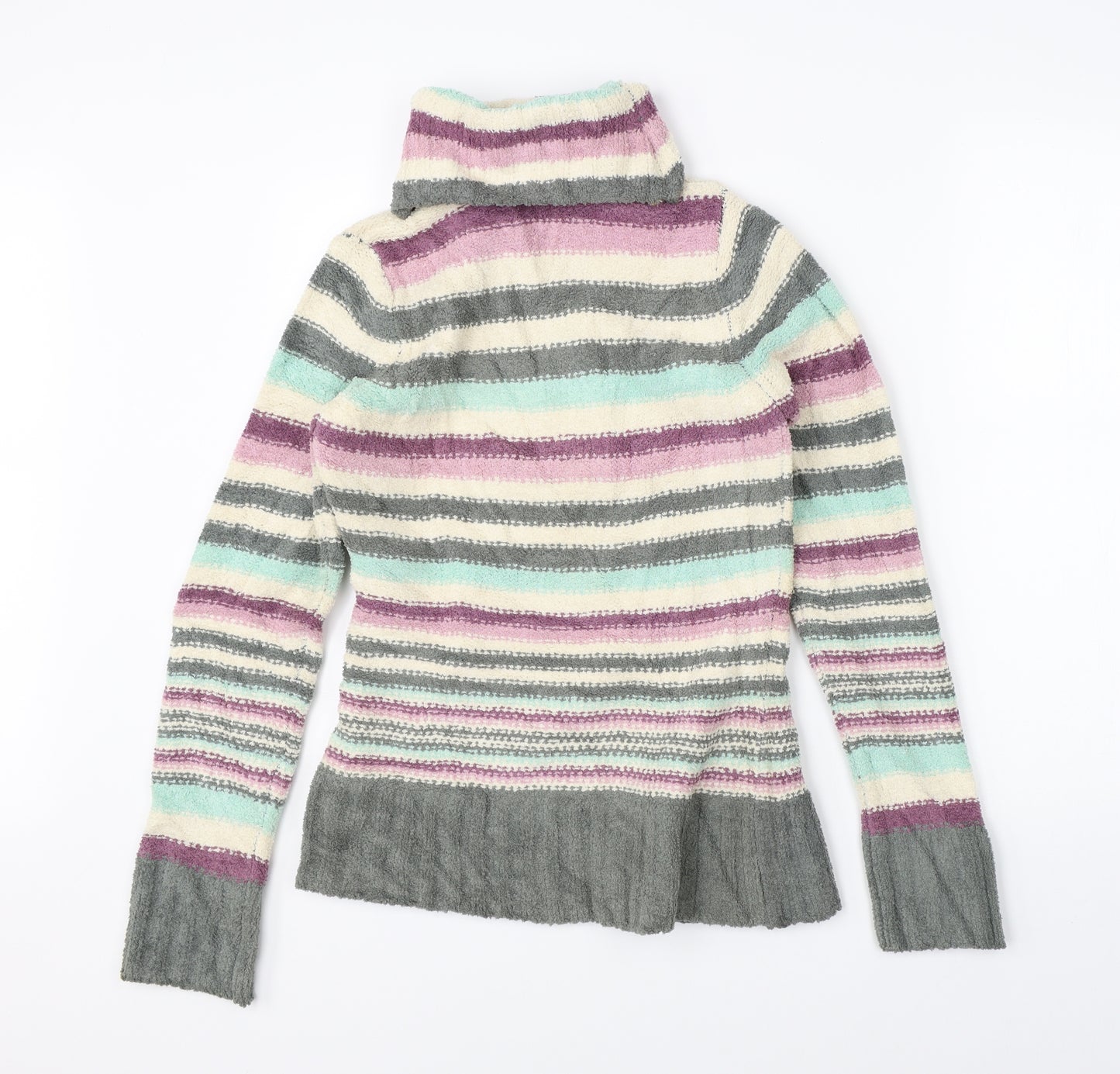 E-vie Womens Multicoloured Striped  Pullover Jumper Size 12