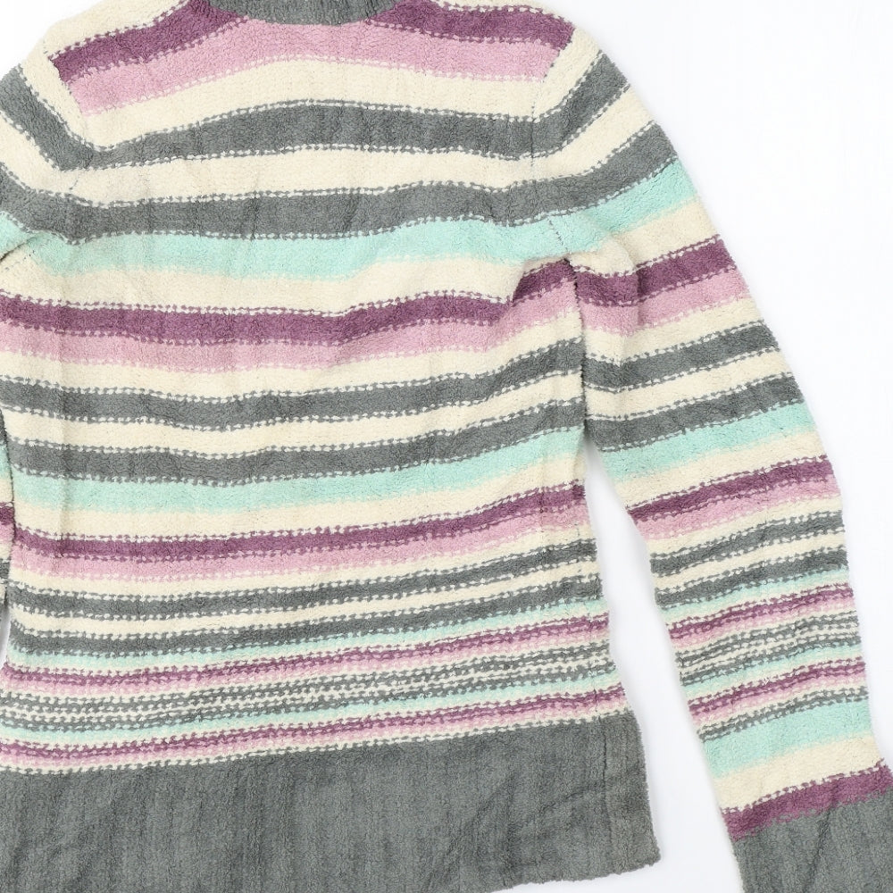 E-vie Womens Multicoloured Striped  Pullover Jumper Size 12