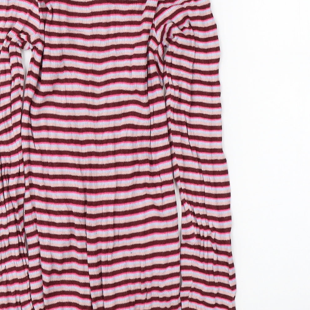 Primark Womens Pink Striped  Pullover Jumper Size XS
