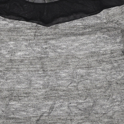 Divided Womens Grey   Pullover Jumper Size M