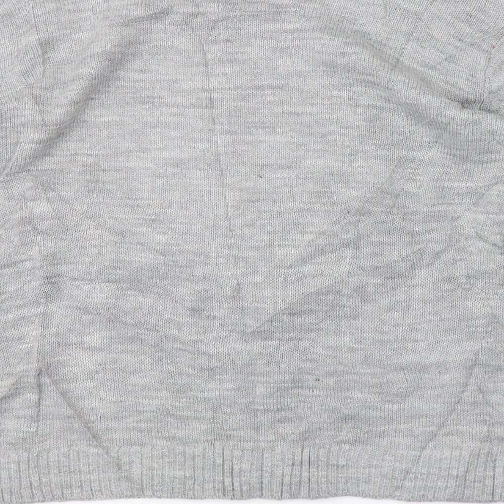 Divided Womens Grey   Pullover Jumper Size L  - christmas