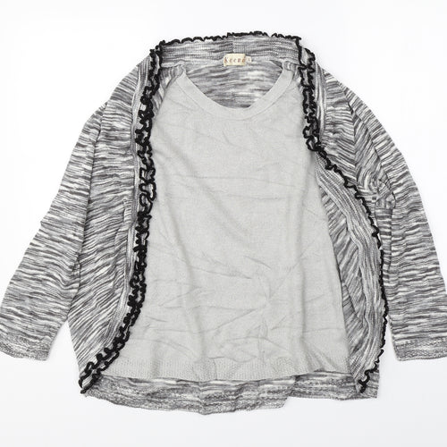 Keeno Womens Grey   Pullover Jumper Size XL