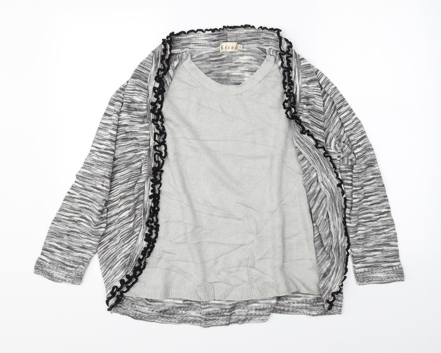 Keeno Womens Grey   Pullover Jumper Size XL