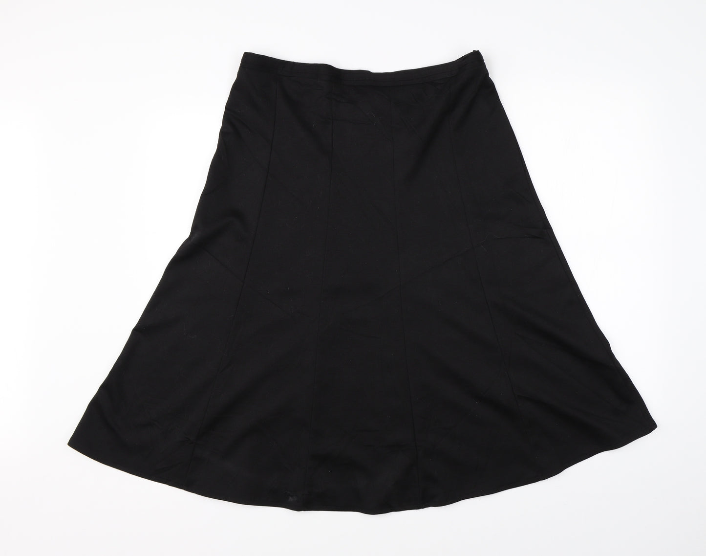 Bonmarché Womens Black   A-Line Skirt Size 14