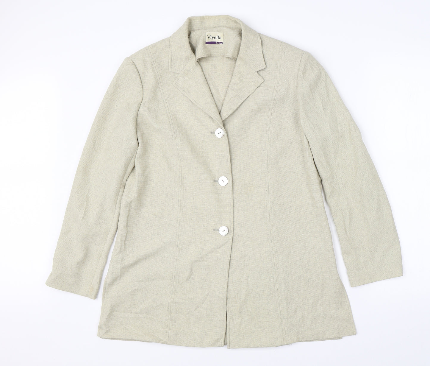 Viyella Womens Beige   Jacket Coat Size 12