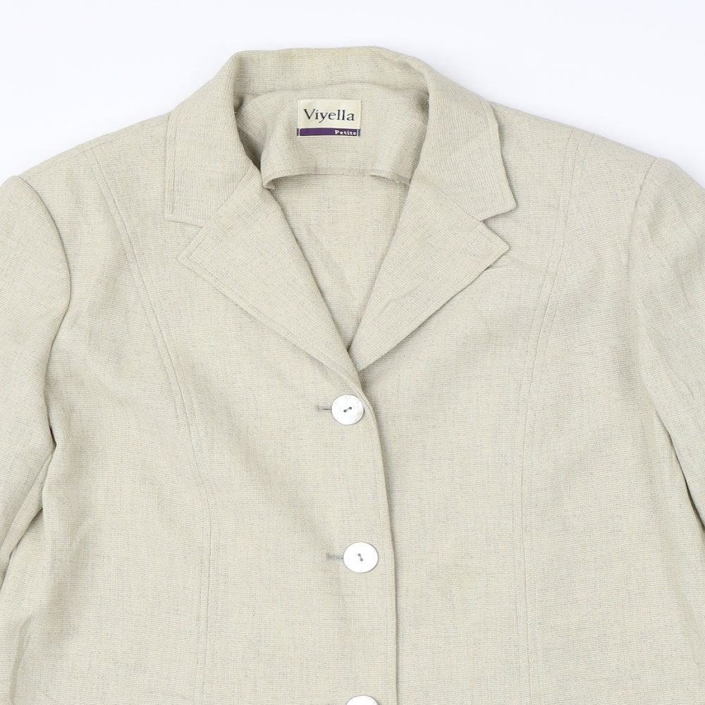 Viyella Womens Beige   Jacket Coat Size 12