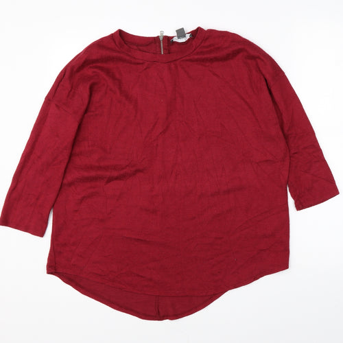 Primark Womens Red   Pullover Jumper Size M