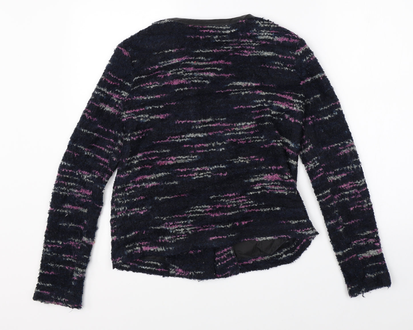 JACK Womens Black  Knit Full Zip Jumper Size S