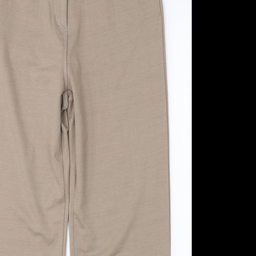 Weekend Womens Beige   Dress Pants Trousers Size 14 L27 in