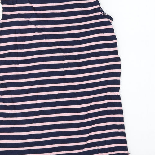 Jack Wills Womens Blue Striped  Basic Tank Size 6