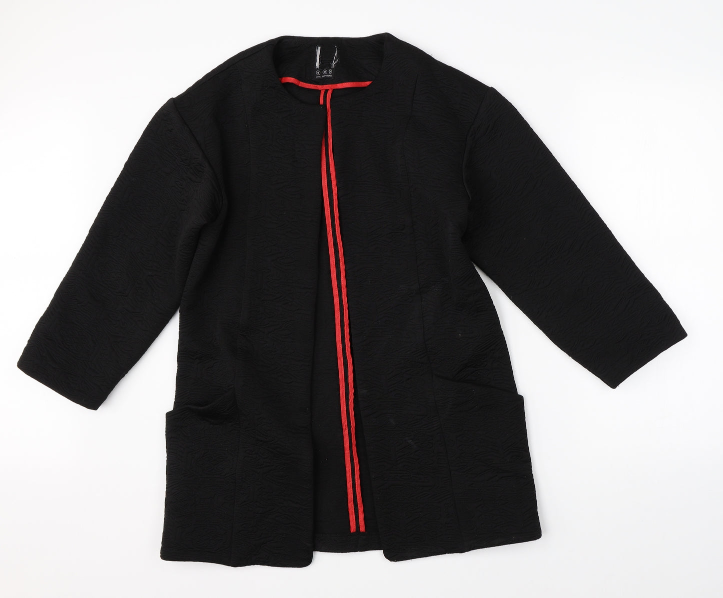 Preworn Womens Black   Jacket Coatigan Size 8