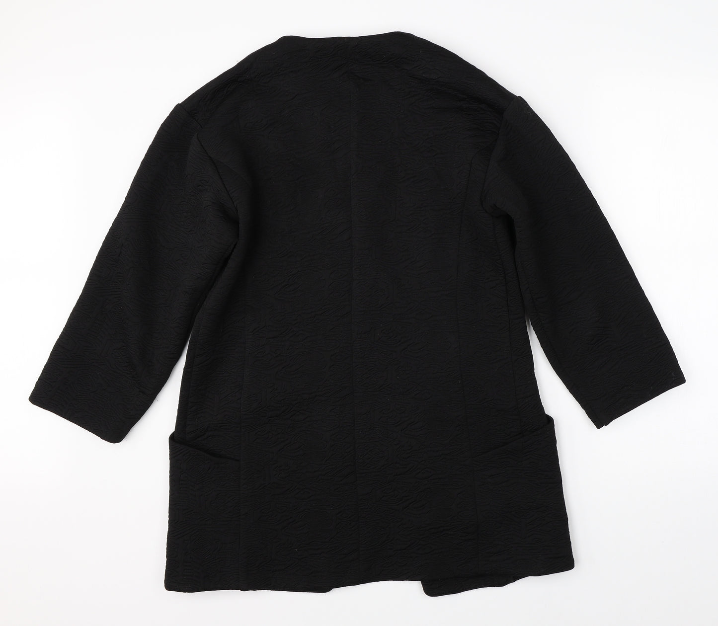 Preworn Womens Black   Jacket Coatigan Size 8
