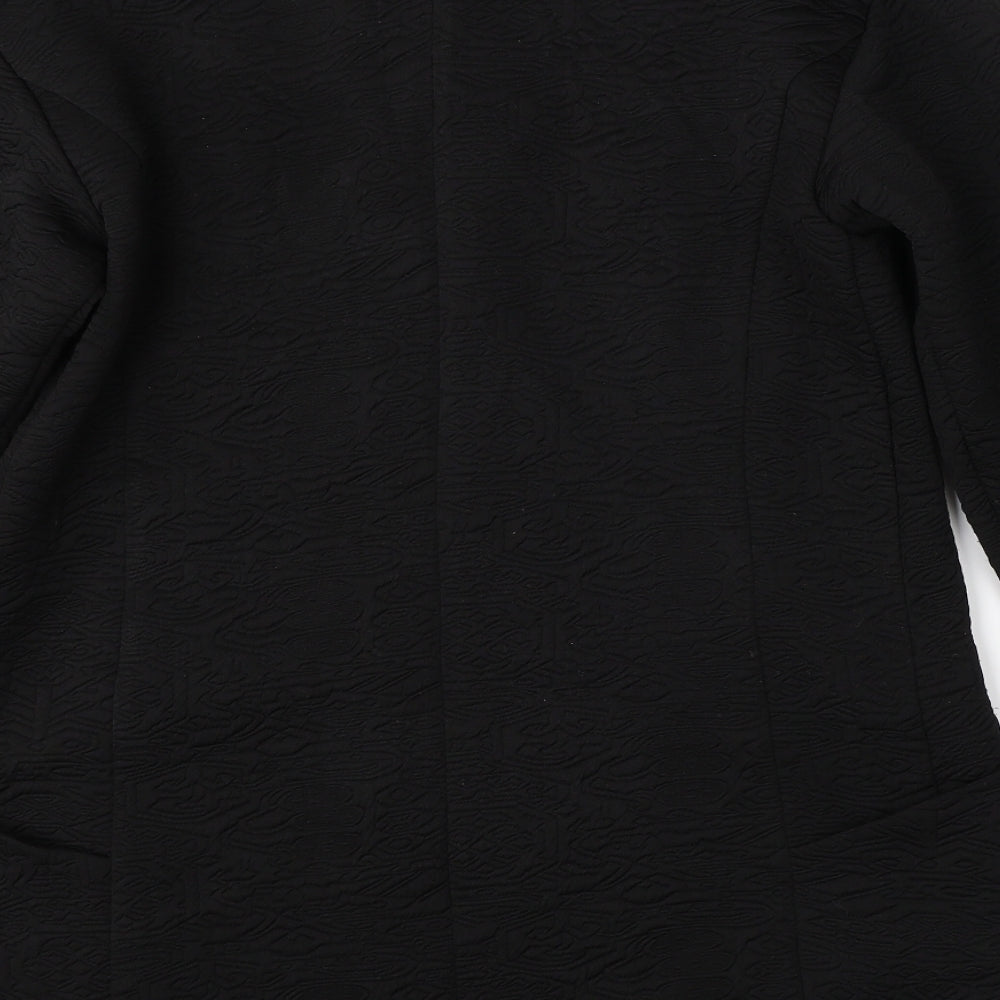 Preworn Womens Black   Jacket Coatigan Size 8