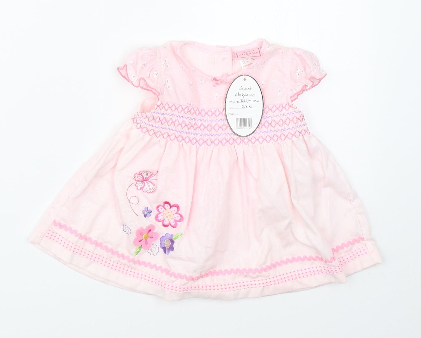 Sweet Elegance Girls Pink   Shift  Size 3-6 Months