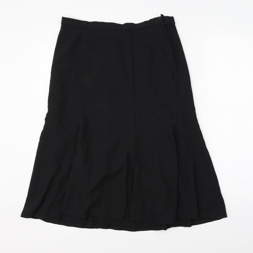 Preworn Womens Black   A-Line Skirt Size 32 in