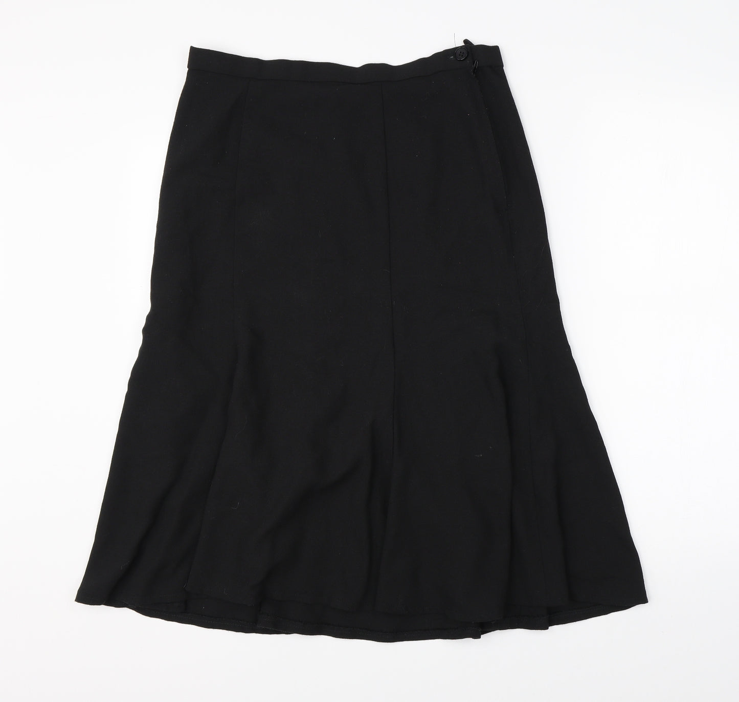 Preworn Womens Black   A-Line Skirt Size 32 in