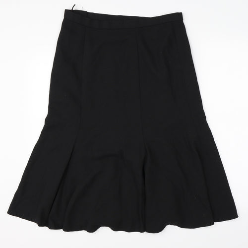 Preworn Womens Black   A-Line Skirt Size 32 in
