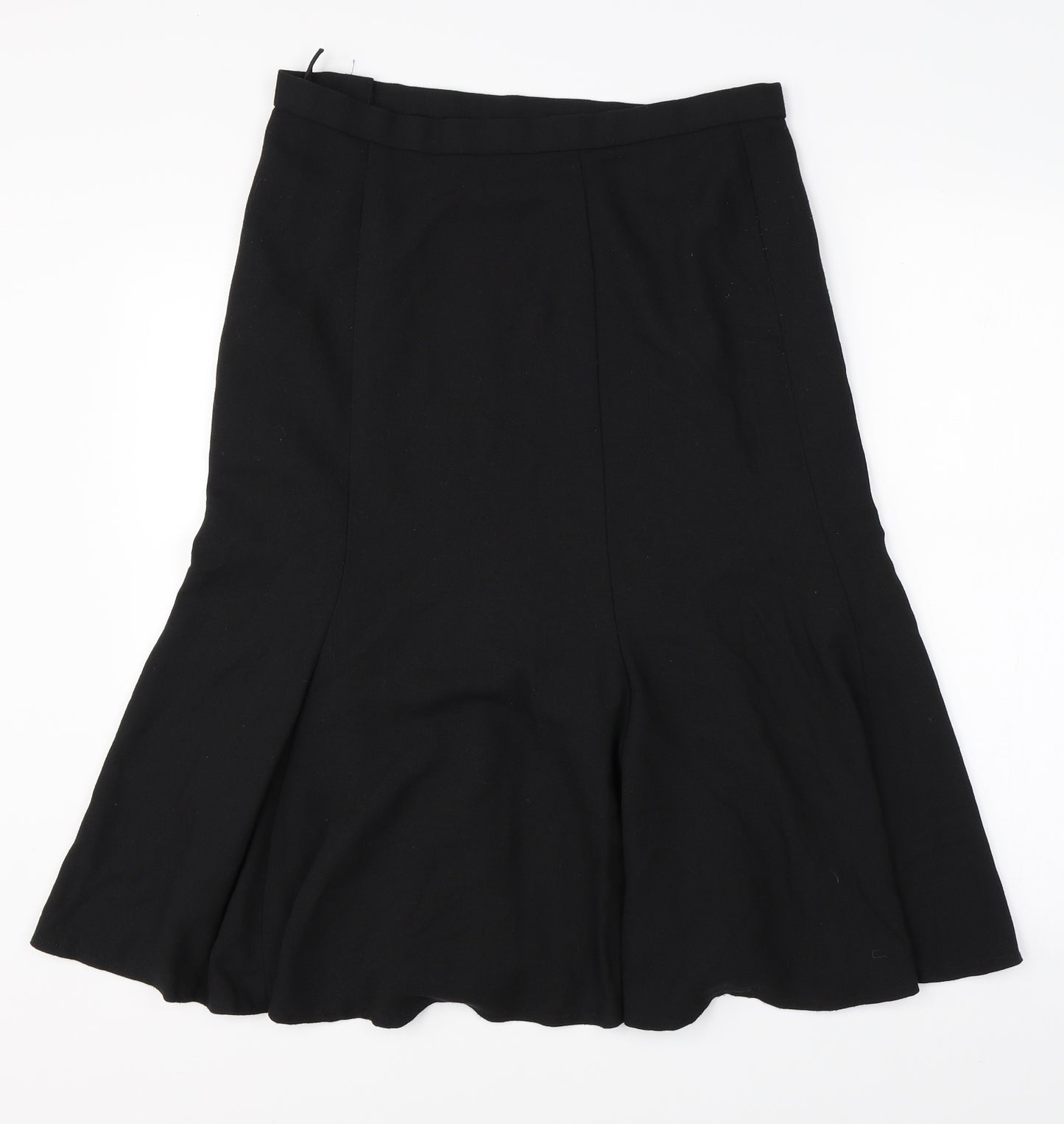 Preworn Womens Black   A-Line Skirt Size 32 in