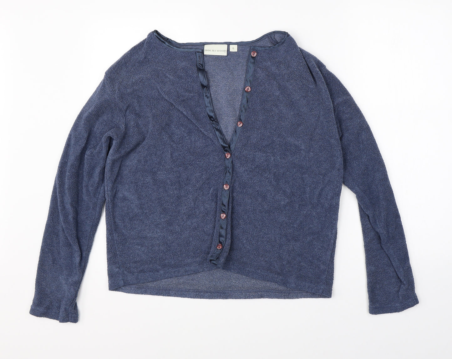 Holmewood Womens Blue   Cardigan Jumper Size L