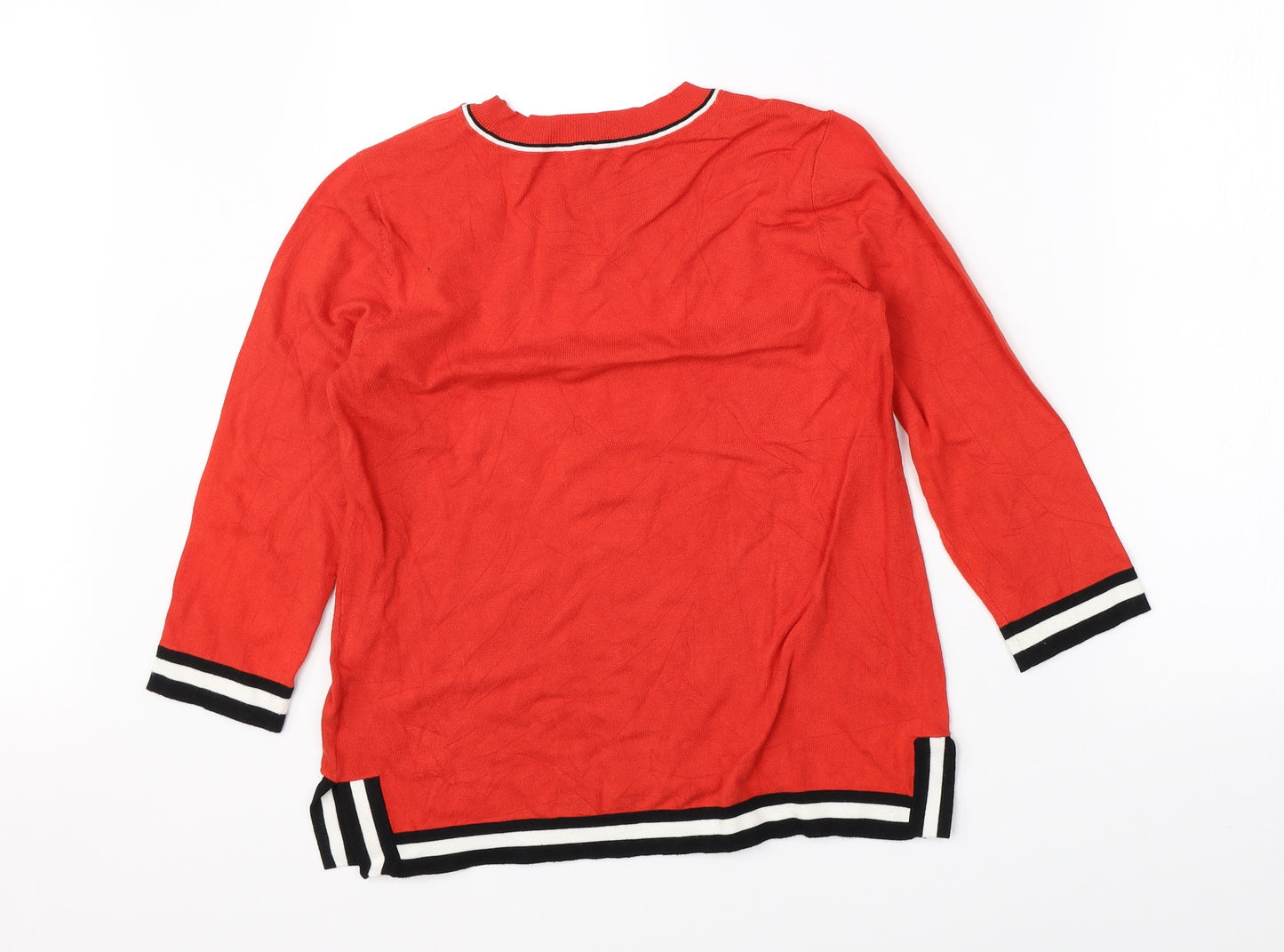 TU Womens Orange   Pullover Jumper Size 10