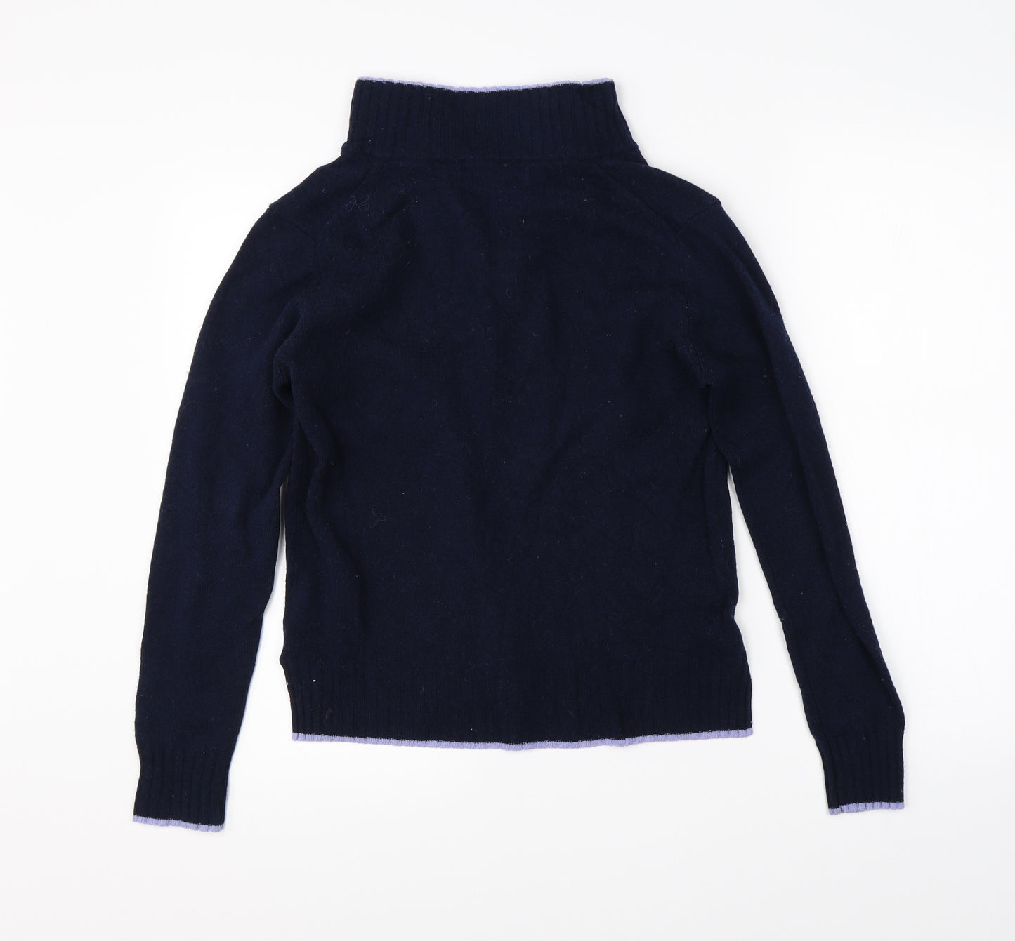 Woolovers Mens Blue   Pullover Jumper Size S