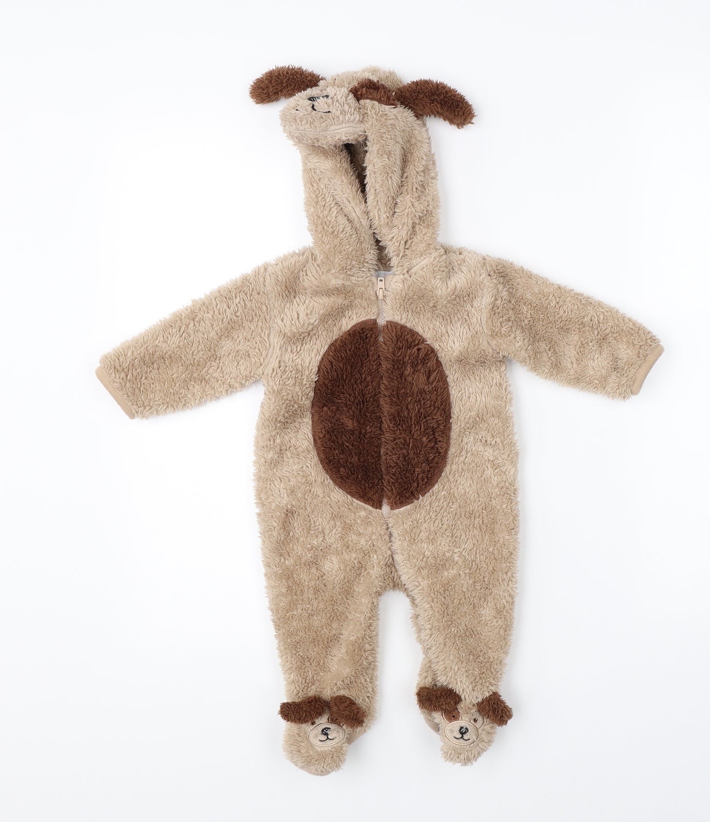 Early Days Baby Brown    One Piece Size 3-6 Months  - dog