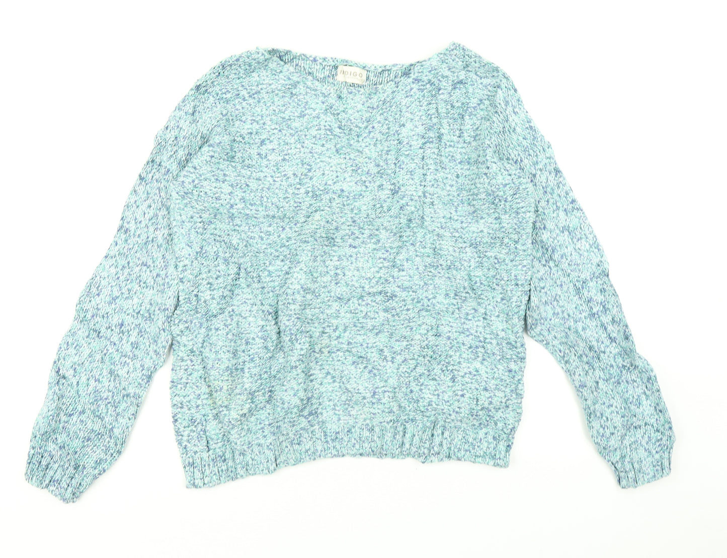 Marks and Spencer Womens Blue   Pullover Jumper Size 14
